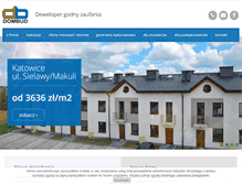 Tablet Screenshot of dombud.pl